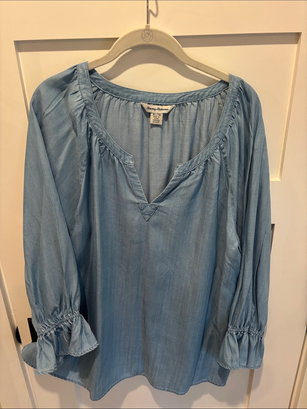 Tommy Bahama Chambray Blouse